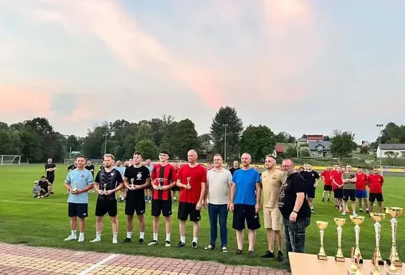 OSP Grodzisko Dolne na podium gminnego turnieju piłki nożnej strażaków