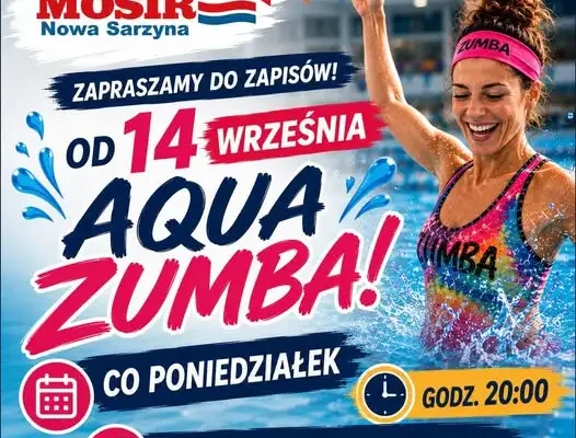 Aqua Zumba w Nowej Sarzynie – start zajęć 14 września