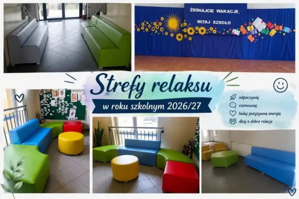 Nowy rok szkolny 2026/2027 w Szkole Podstawowej: kąciki relaksu na korytarzach