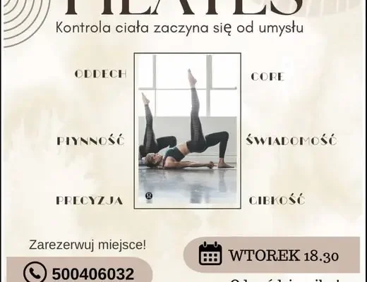 Nowa Sarzyna: Pilates w MOSiR od października