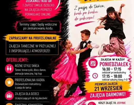 Ruszają darmowe zajęcia taneczne dla dzieci w Chałupkach