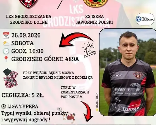 LKS Grodziszczanka Grodzisko Dolne podejmuje niepokonaną Iskrę Jawornik Polski w 7. kolejce