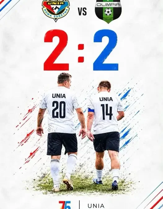 Unia Nowa Sarzyna remisuje z Olimpią Pysznica 2:2 w meczu na szczycie
