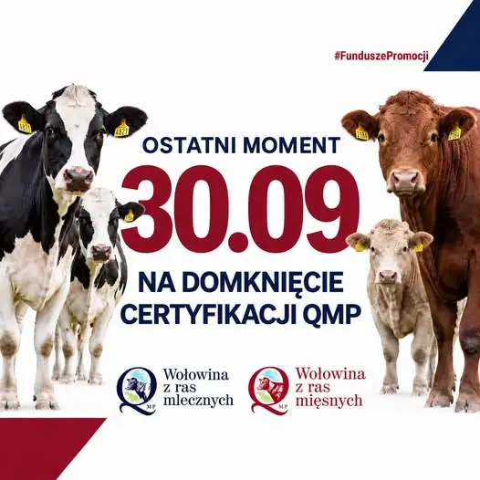 Certyfikat QMP – rolnicy mają czas tylko do 30 września 2026 r.