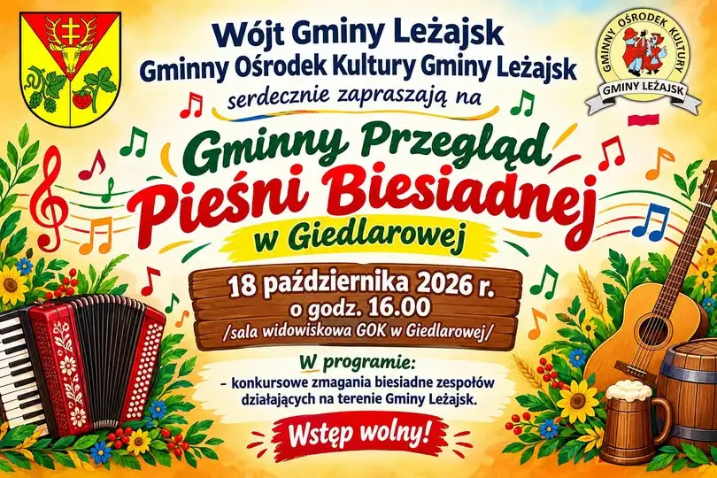 Konkurs biesiadny w Giedlarowej – dziś wystąpi 9 zespołów