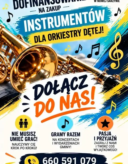 Nowa Sarzyna szuka muzyków. Orkiestra Dęta zaprasza na przesłuchania