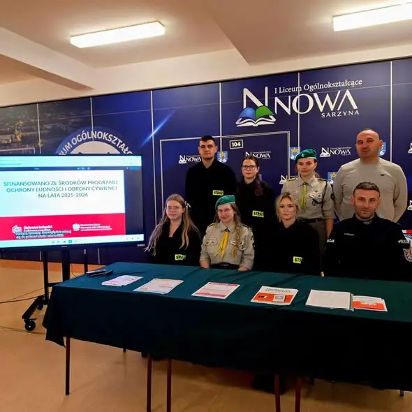 Nowa Sarzyna: Krajowy Trening Rodzinny Akademii Ochrony Ludności w szkole podstawowej