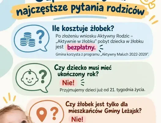 Żłobek w Gminie Leżajsk bezpłatny? Sprawdź, co oferuje Zespół Żłobków