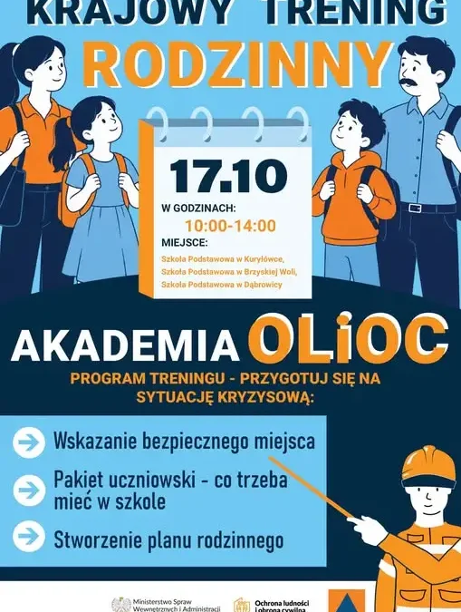Krajowy Trening Rodzinny w gminie Kuryłówka – bezpłatne warsztaty z bezpieczeństwa