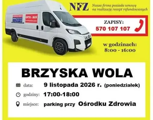 Bezpłatne badanie wzroku w Brzyskiej Woli – 9 listopada 2026