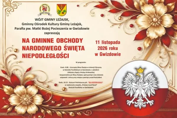 Gminne Obchody Narodowego Święta Niepodległości w Gwizdowie – 11 listopada 2026