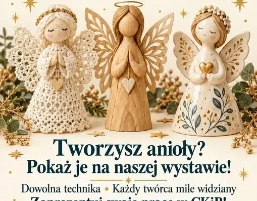 Nowa Sarzyna zaprasza twórców aniołów – wystawa w CKiB czeka na zgłoszenia