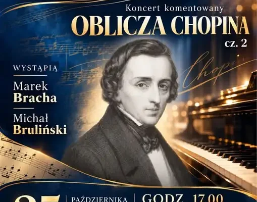 Koncert komentowany „Oblicza Chopina” w Nowej Sarzynie – wstęp wolny