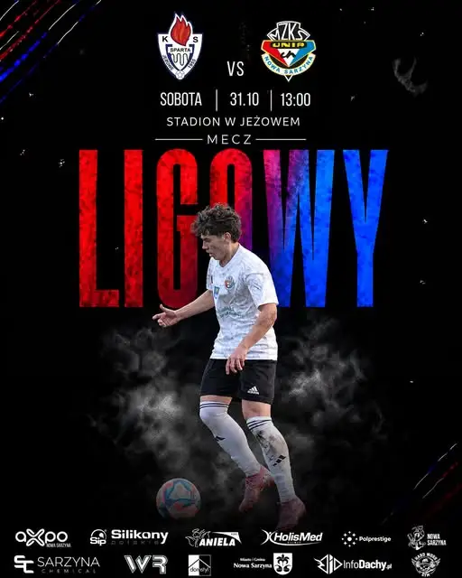 Sparta Jeżowe zmierzy się z Unią Nowa Sarzyna w 13. kolejce Ligi Okręgowej
